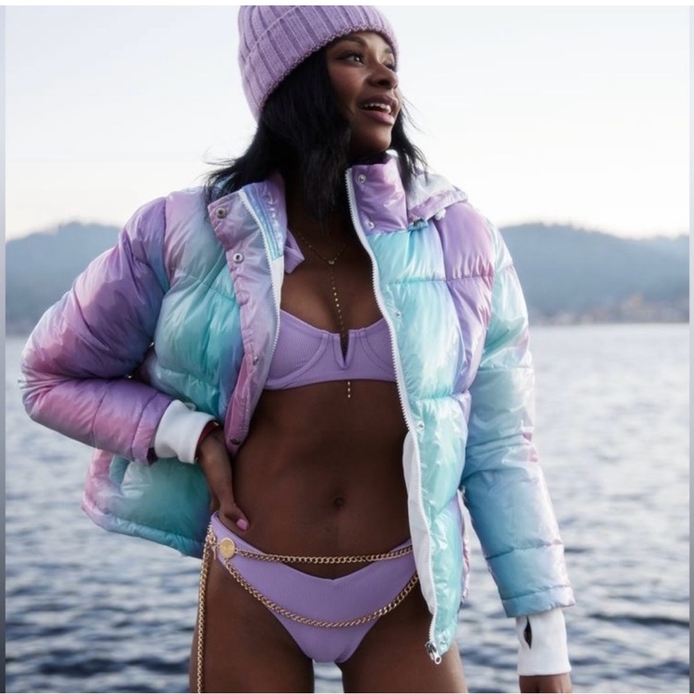 Beach Riot Multicolor Puffer Jacket - Picture 8 of 9